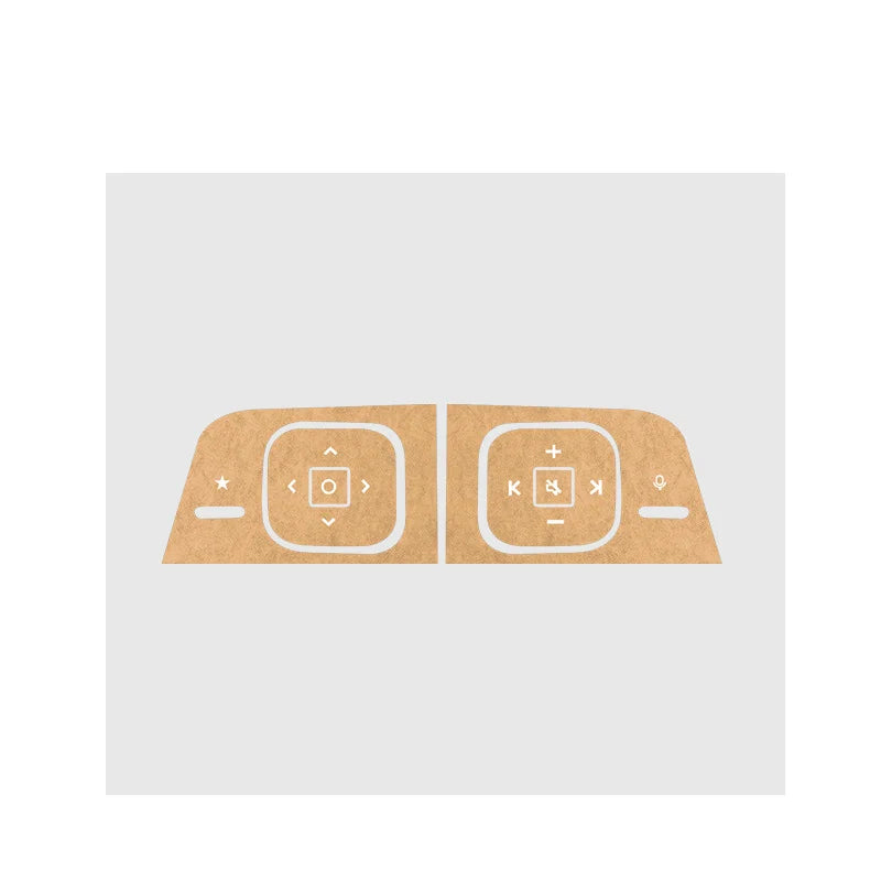 Baic Jishi Polestone 01 Rox 01 Steering Wheel Button Stickers – 2023–2025 Interior Trim