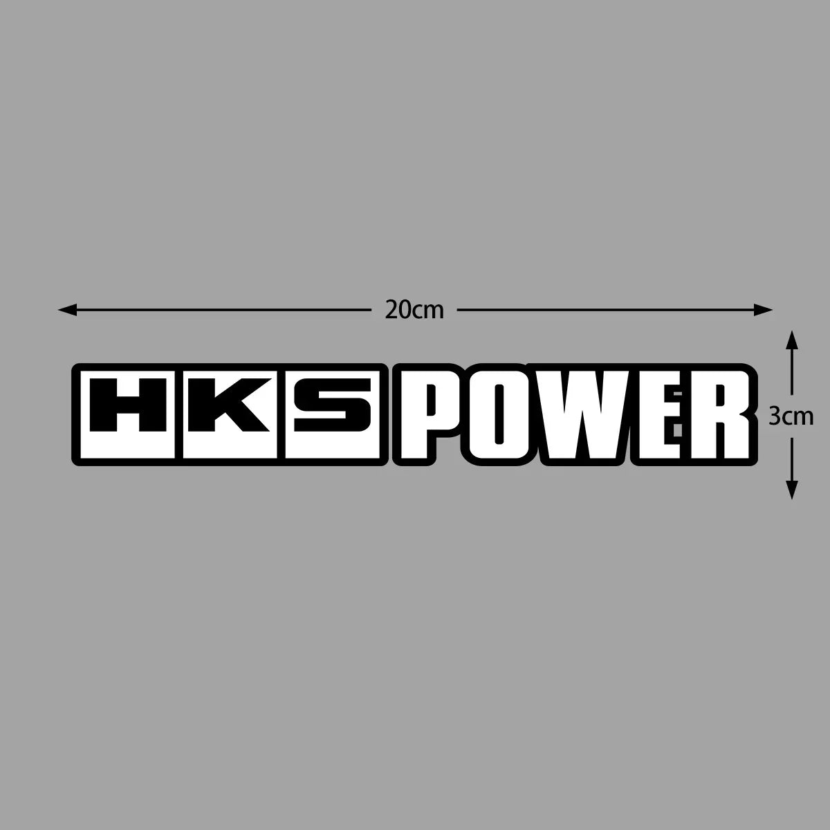 HKS JDM Racing Sticker – Car & Motorcycle Decal Accessory