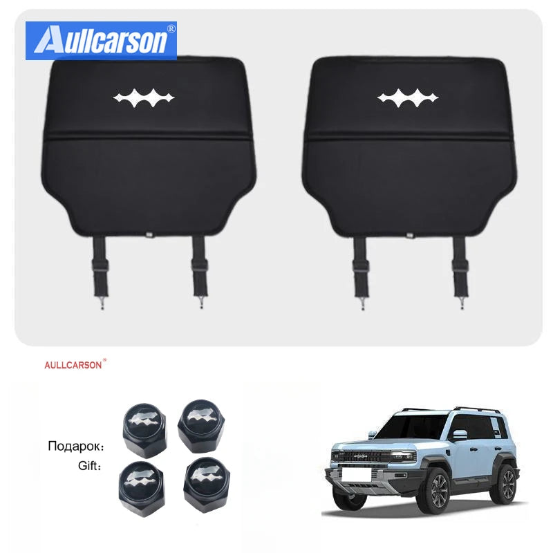 BYD Leopard 5 Seat Back Protector – 2023-2024 Leather Kick Pad Set