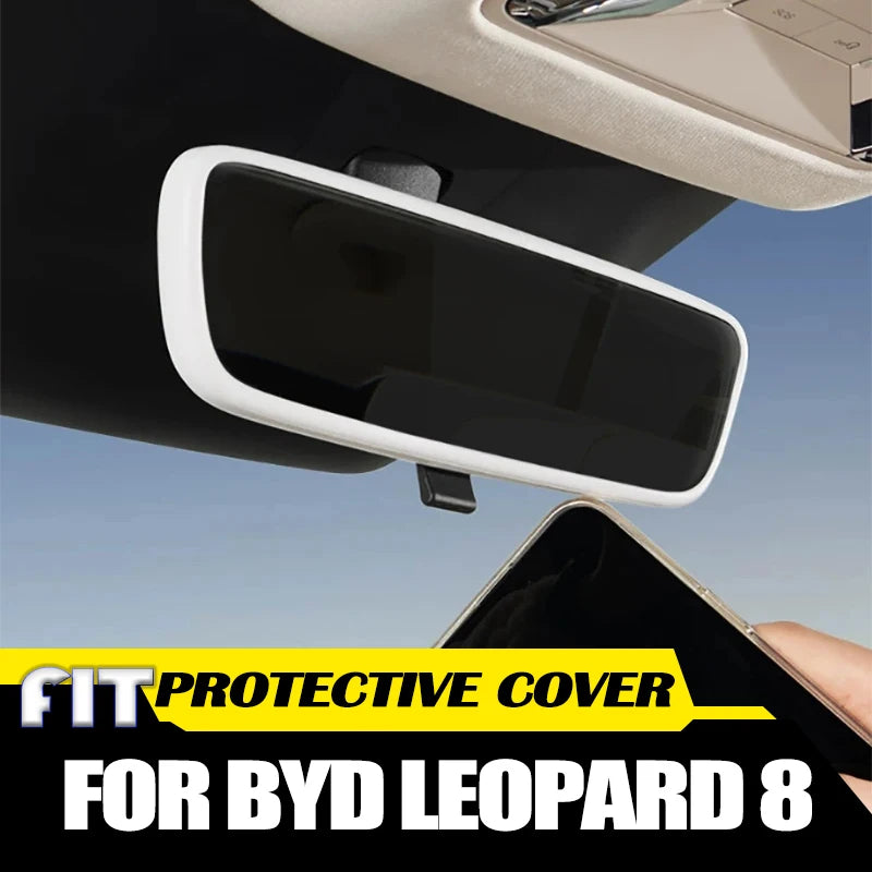 BYD Leopard 8 Mirror Cover – 2024-2025 Silicone Frame Protector