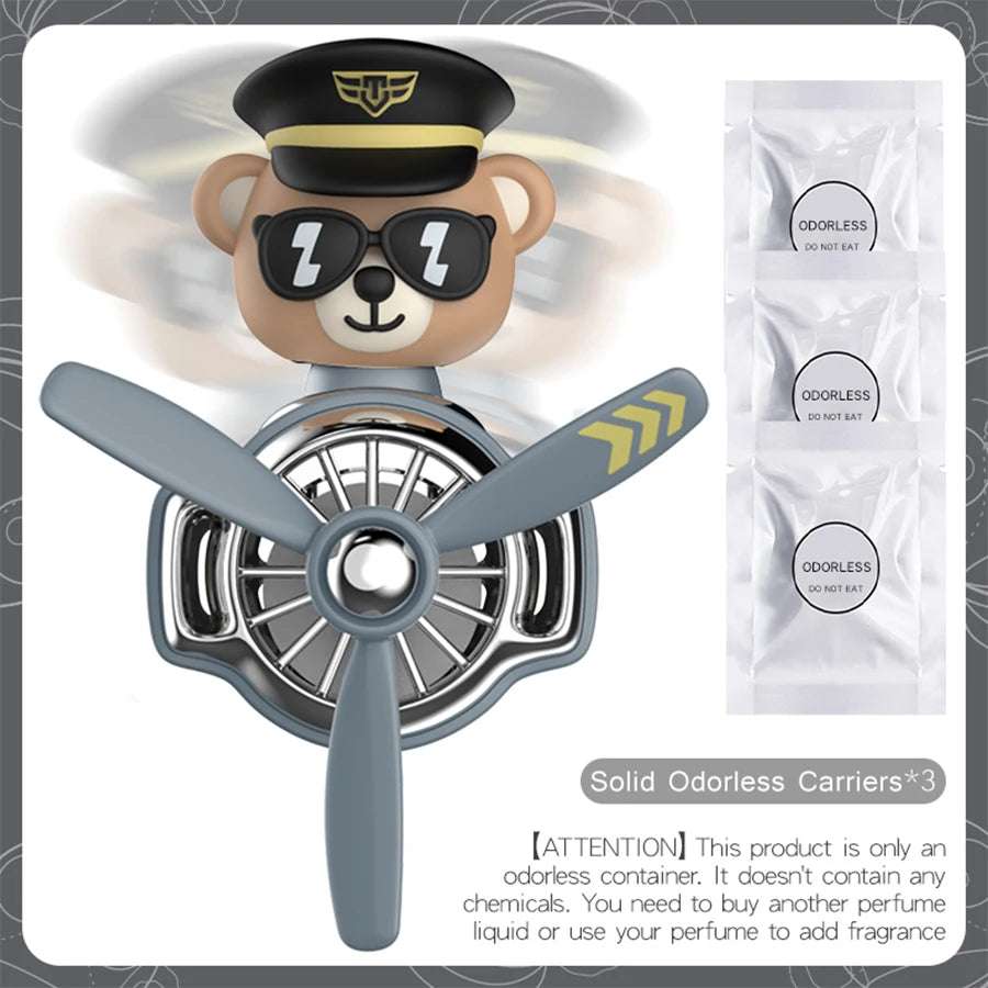 Bulldog Pilot Car Air Freshener – DIY Fragrance Decor