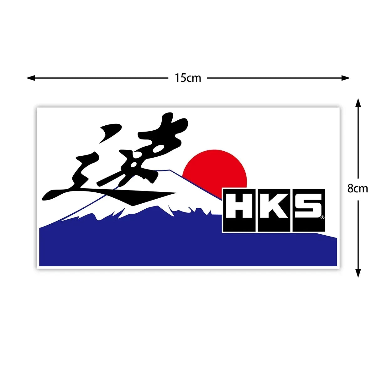 HKS JDM Racing Sticker – Car & Motorcycle Decal Accessory