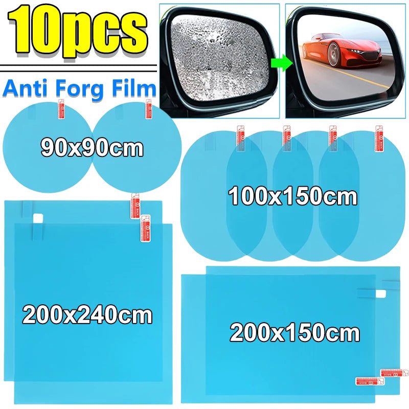 Car Anti-Fog Rainproof Film – Waterproof Mirror & Window Sticker