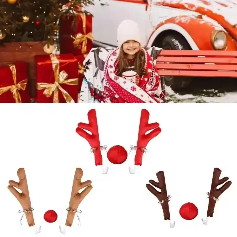LED Reindeer Antler Kit – Christmas Car & Truck Decoration