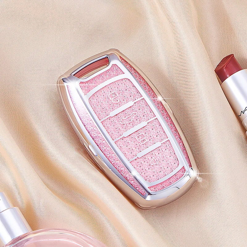 Haval Key Case – Crystal Pink TPU Keychain Cover - H1 H4 H6 H7 H9 F5 F7 H2S GMW