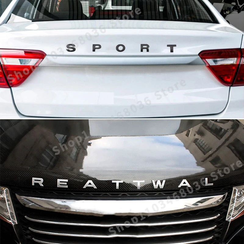 Haval 3D Metal Emblem – Hood & Trunk Badge Sticker