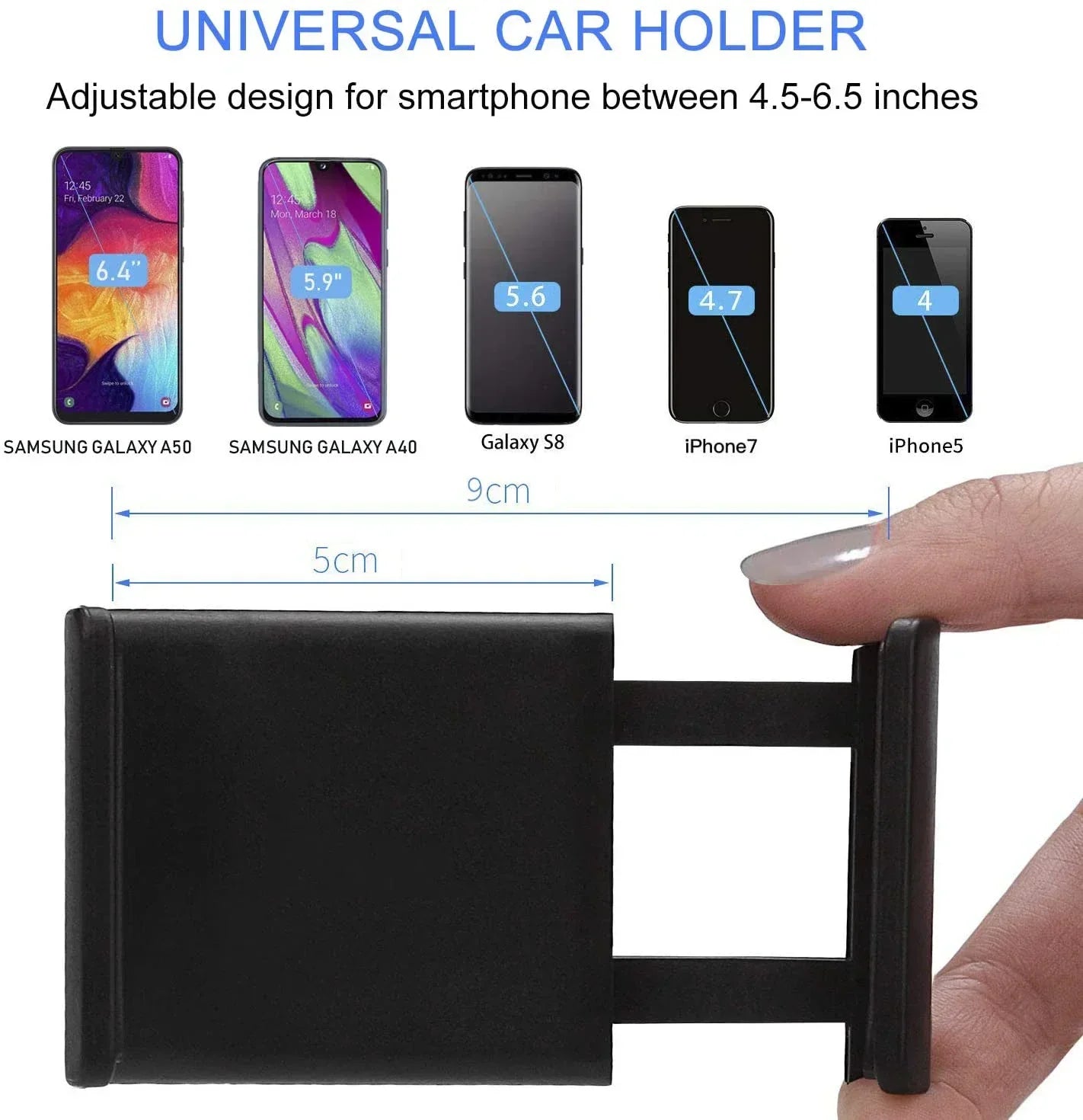Universal CD Slot Car Phone Holder – 360° Adjustable Mount
