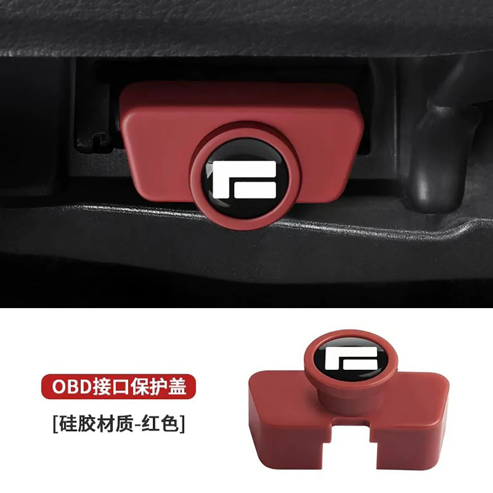 Baic Jishi Polestone 01 Rox 01 OBD Port Cover – Silicone Waterproof & Dustproof