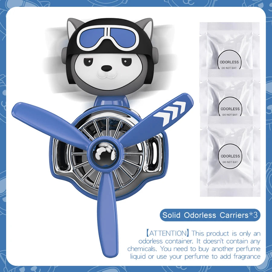 Bulldog Pilot Car Air Freshener – DIY Fragrance Decor