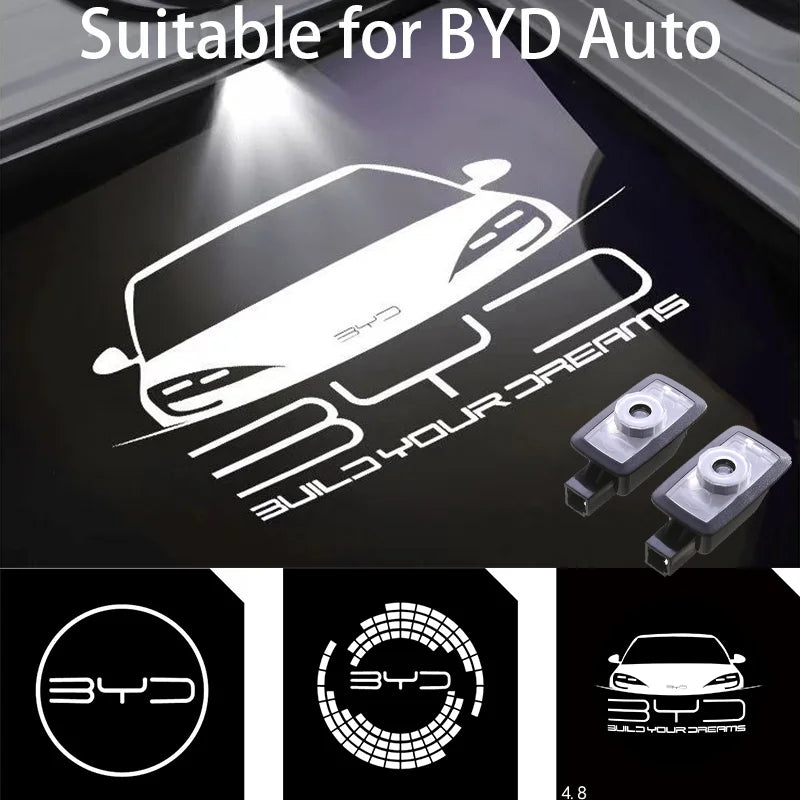 BYD Door Welcome Light – High-Definition LED Entry Projection