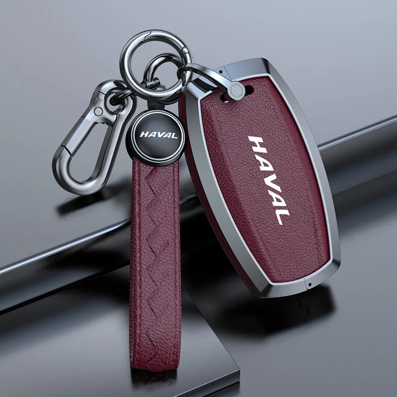 Haval Key Case – Zinc Alloy Leather Cover H1 H6 H7 H4 H9 F5 F7 H2S