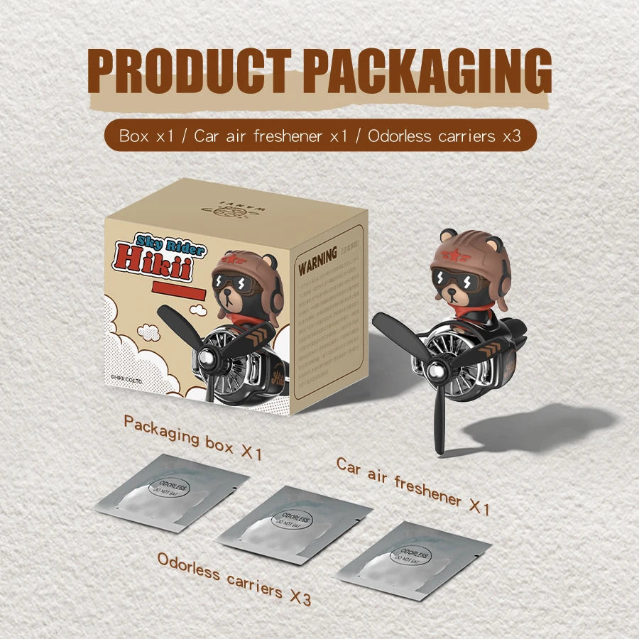 Bulldog Pilot Car Air Freshener – DIY Fragrance Decor