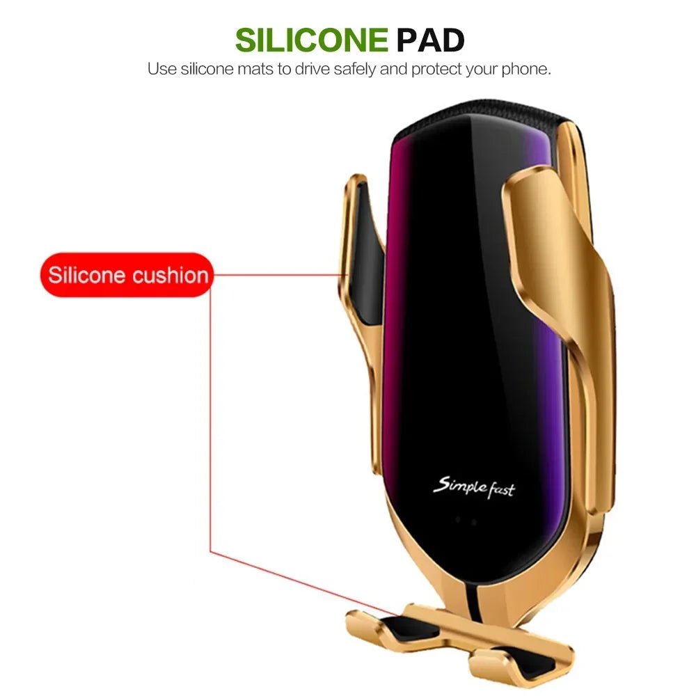 Wireless Car Charger – 10W Qi Air Vent Mount