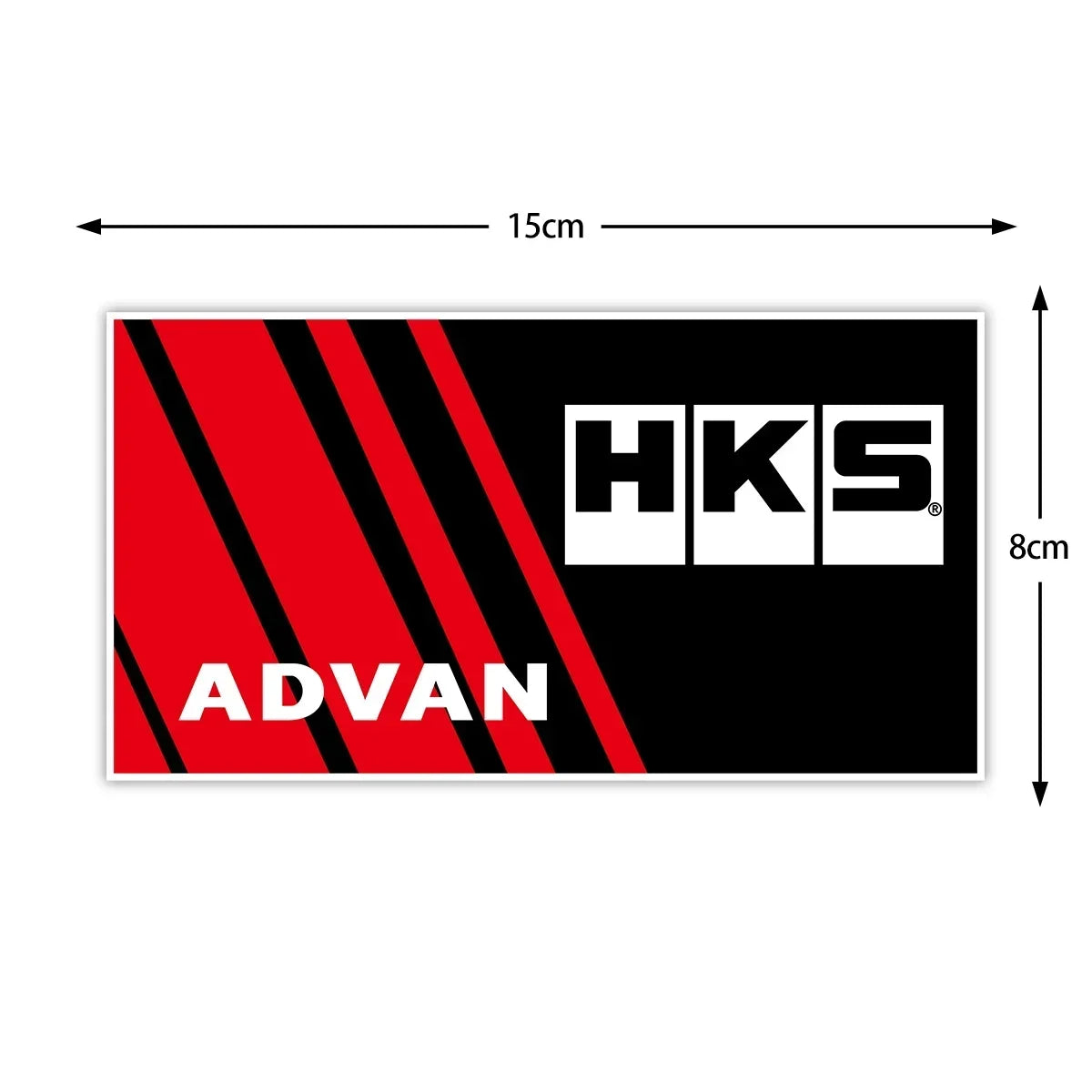 HKS JDM Racing Sticker – Car & Motorcycle Decal Accessory