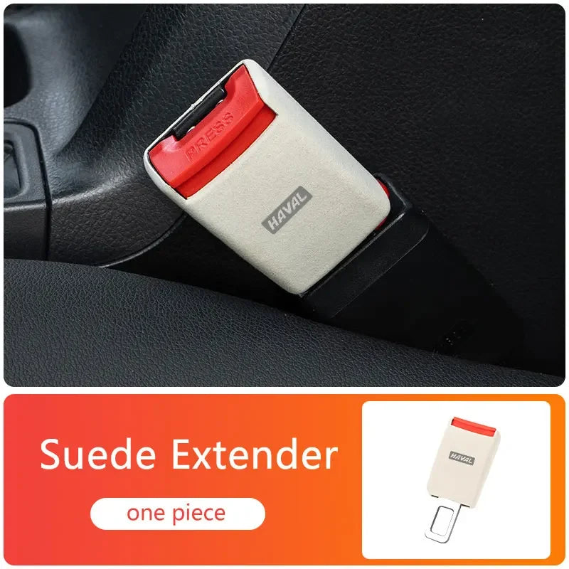 Haval Seat Belt Extender – Suede Safety Plug