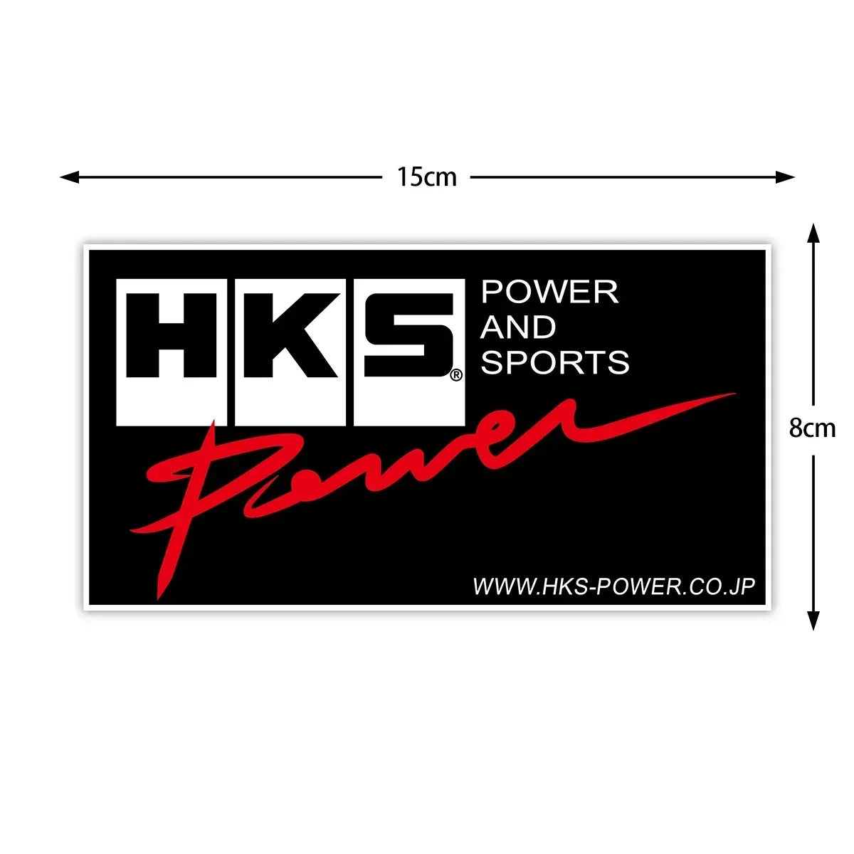 HKS JDM Racing Sticker – Car & Motorcycle Decal Accessory