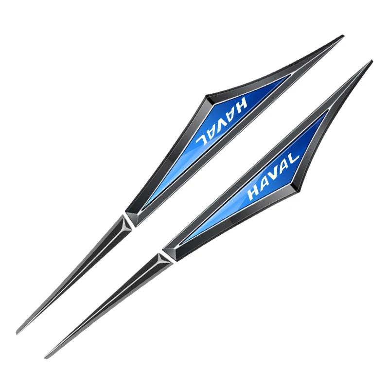 Haval 3D Alloy Stickers – 2PCS Car Accessories - f7 f7x h2 h2s h5 h6 h8 h9 jolion