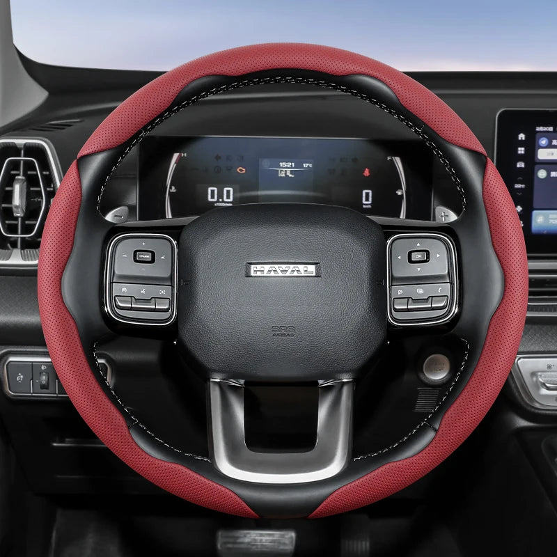 GWM Haval H5 Steering Wheel Cover – 2025 Leather Edition