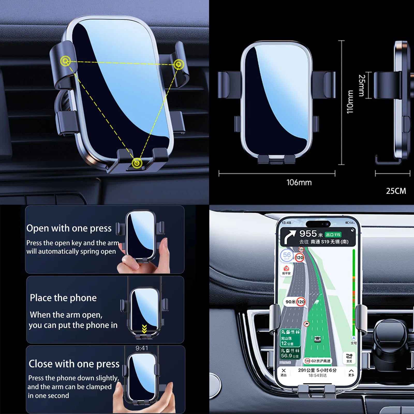 Jishi Polestone 01 Phone Holder – Rox 01 GPS Mount