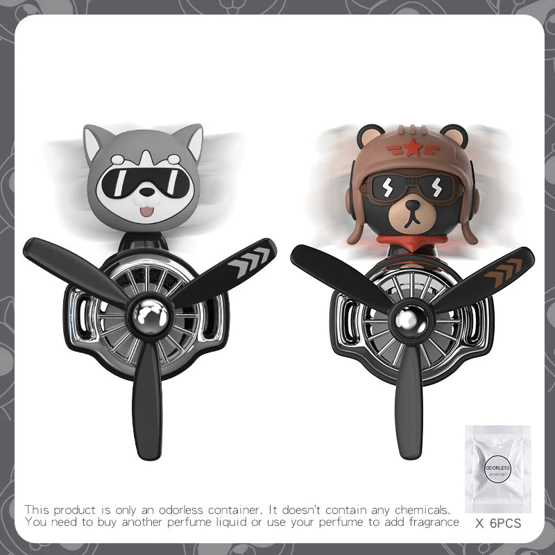 Bulldog Pilot Car Air Freshener – DIY Fragrance Decor