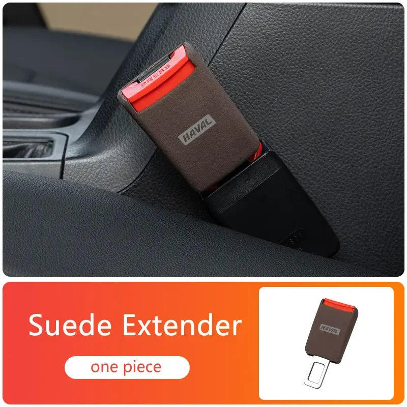 Haval Seat Belt Extender – Suede Safety Plug