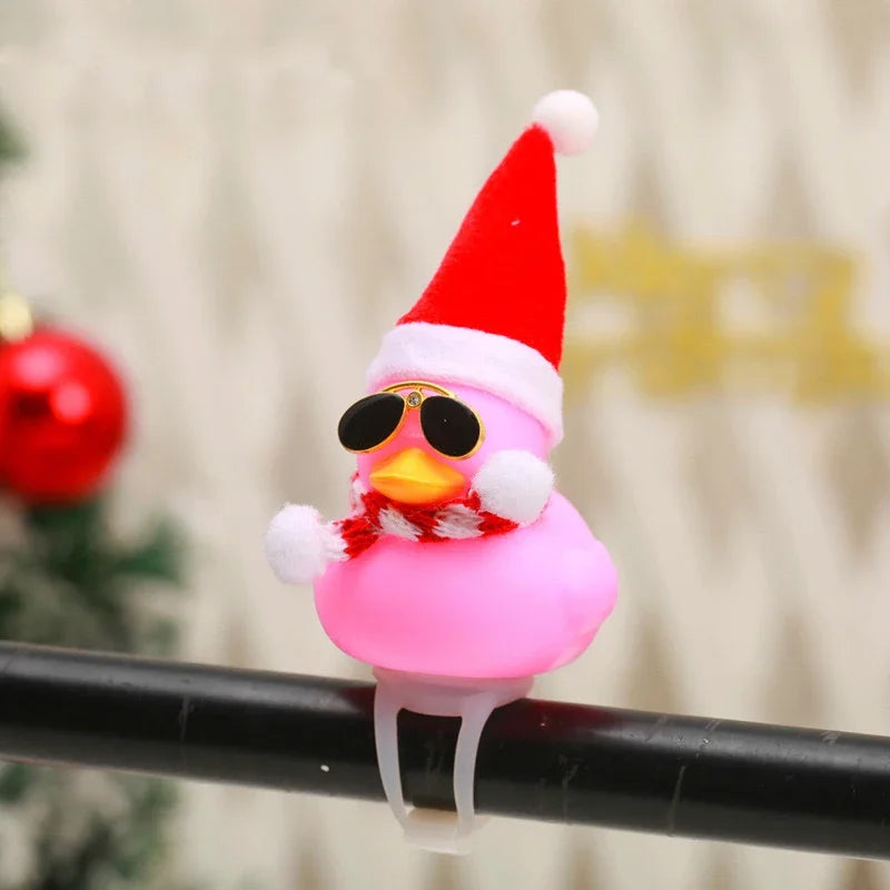 Christmas Rubber Duck Helmet – Propeller Car & Bike Decoration