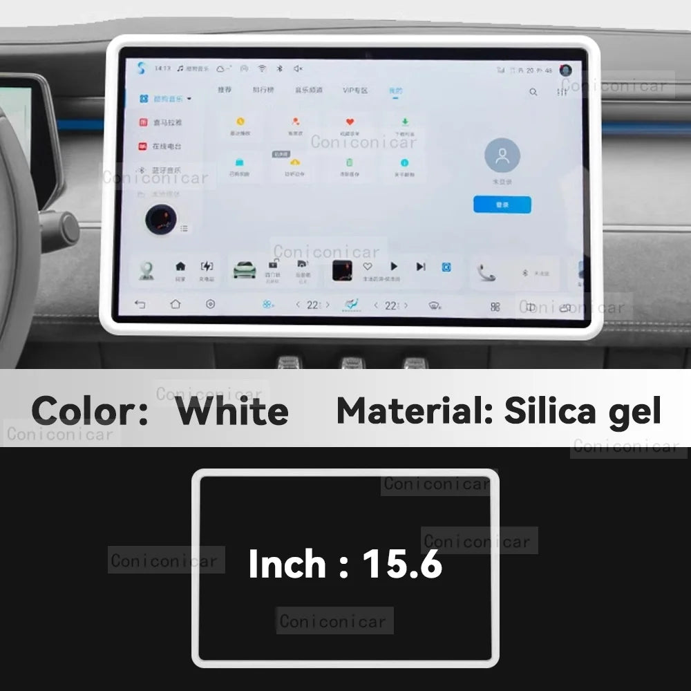 BYD Leopard 5 Screen Edge Cover – 2024-2025 Silicone Frame Protector