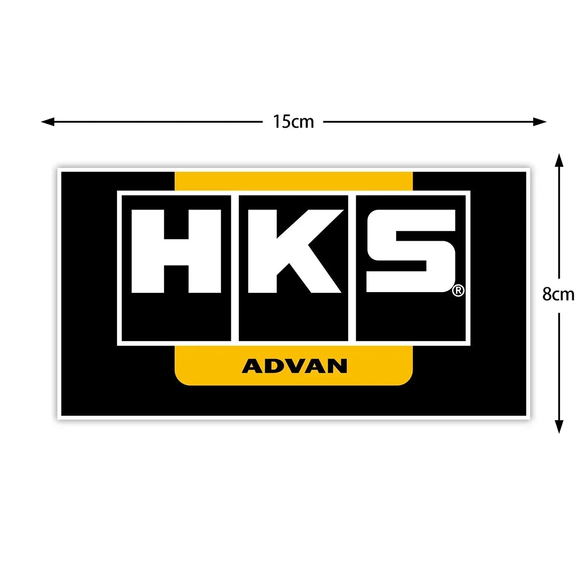 HKS JDM Racing Sticker – Car & Motorcycle Decal Accessory