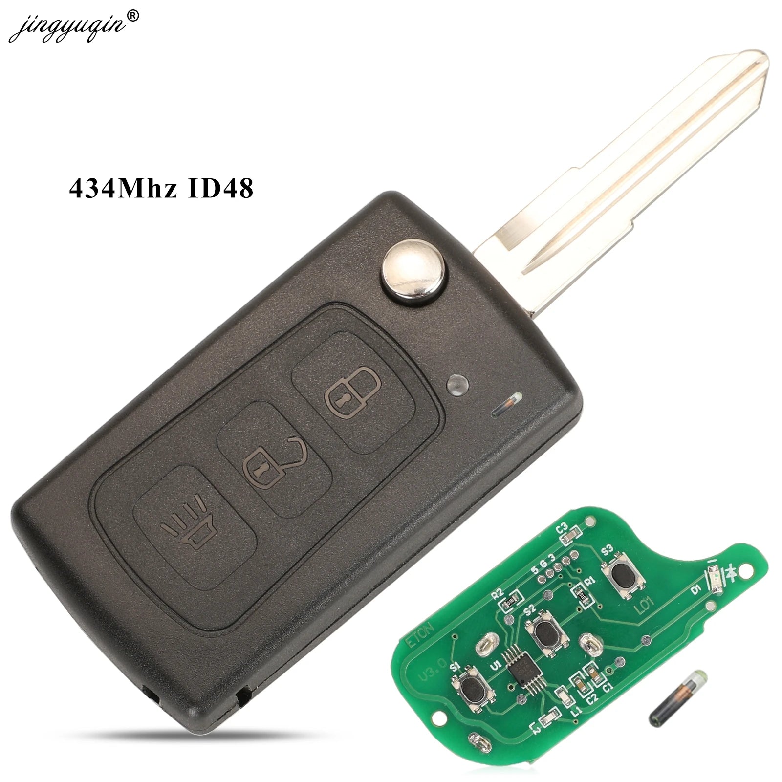 Great Wall Haval H3/H5 Remote Key – 434MHz ID48 Flip Fob