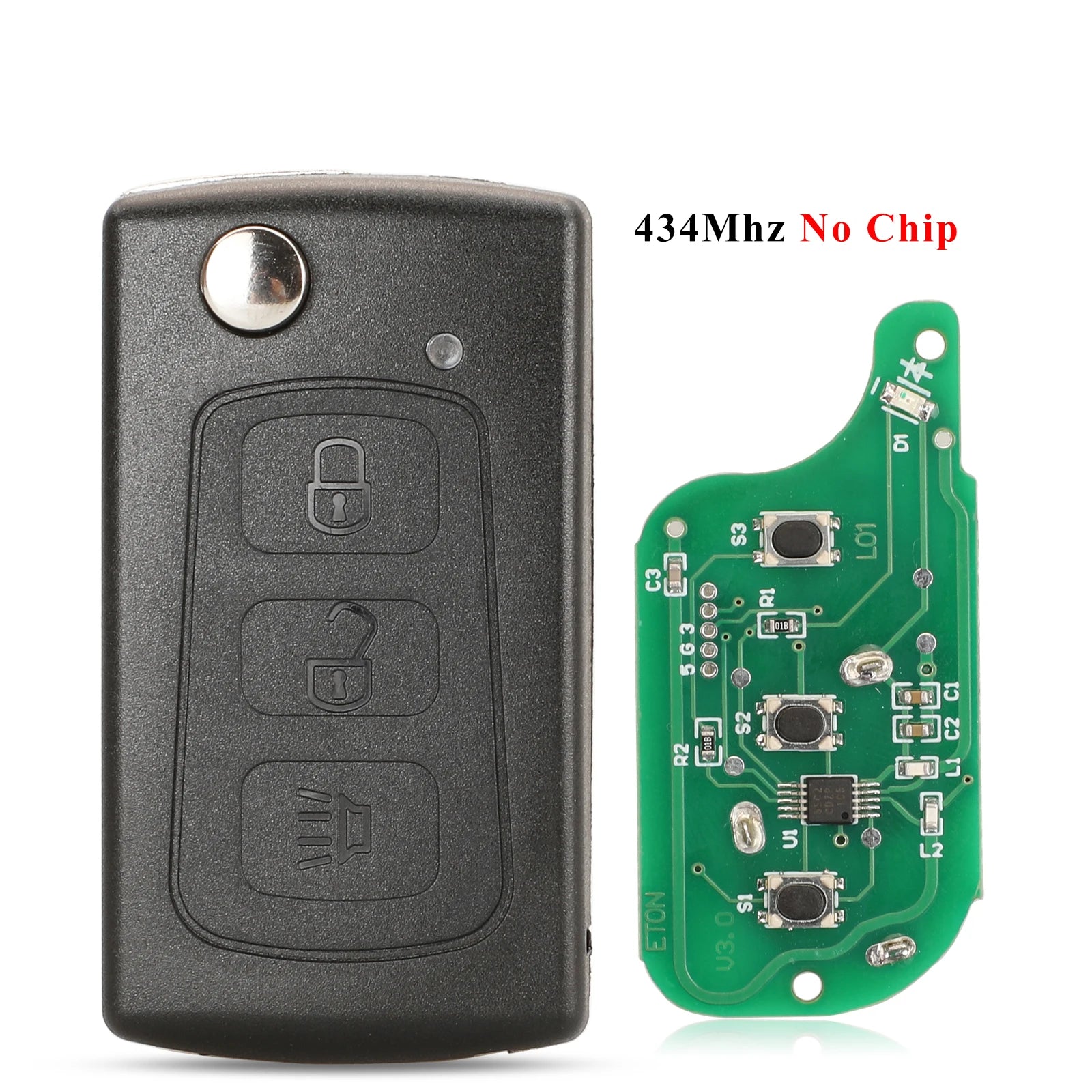 Great Wall Haval H3/H5 Remote Key – 434MHz ID48 Flip Fob