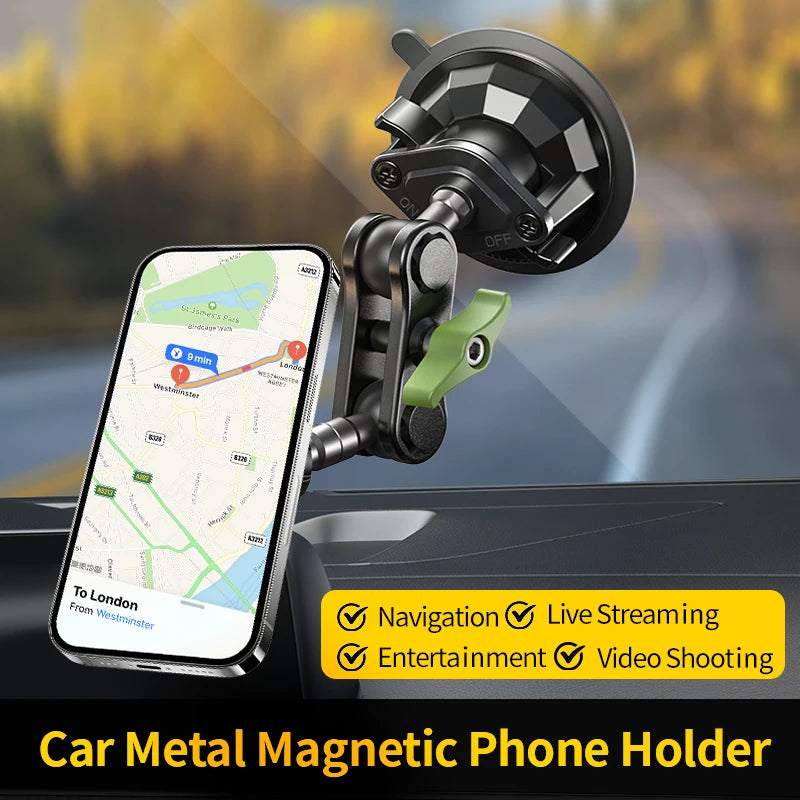 Magnetic Phone Holder – 360° Car Mount