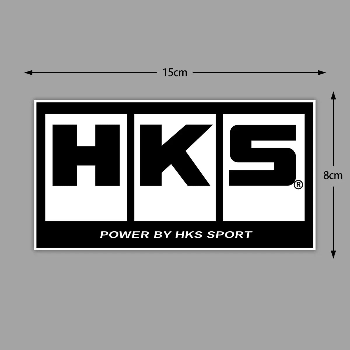 HKS JDM Racing Sticker – Car & Motorcycle Decal Accessory