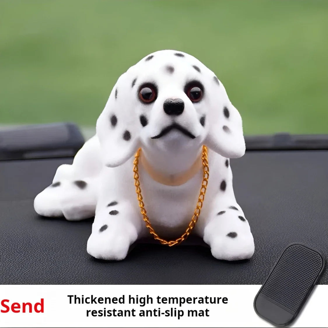 Simulation Puppy Car Ornament – Shaking Head Console Decor