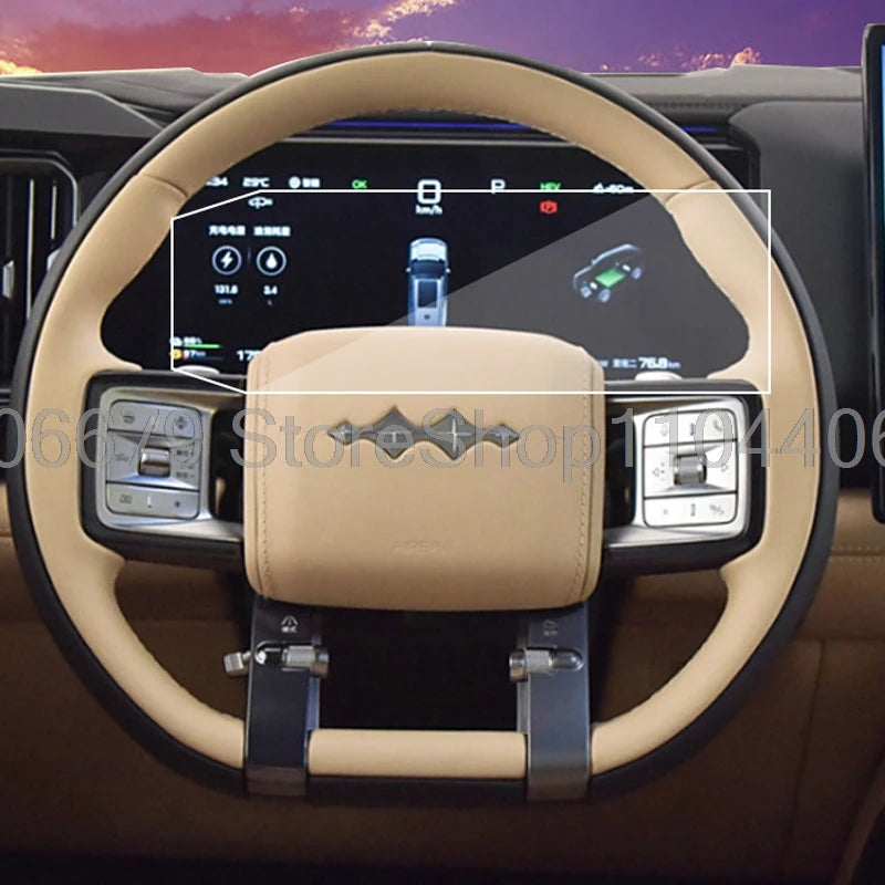 BYD Leopard 8 Dashboard Protector – 2025 12.3-Inch Tempered Glass