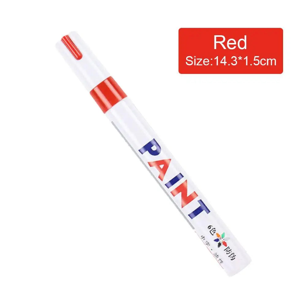 White Car Paint Pen Set – Waterproof 3PCS Tyre Marker
