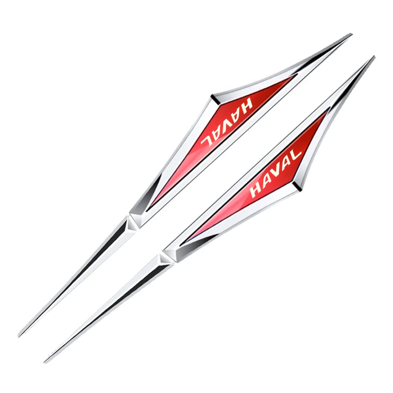 Haval 3D Alloy Stickers – 2PCS Car Accessories - f7 f7x h2 h2s h5 h6 h8 h9 jolion