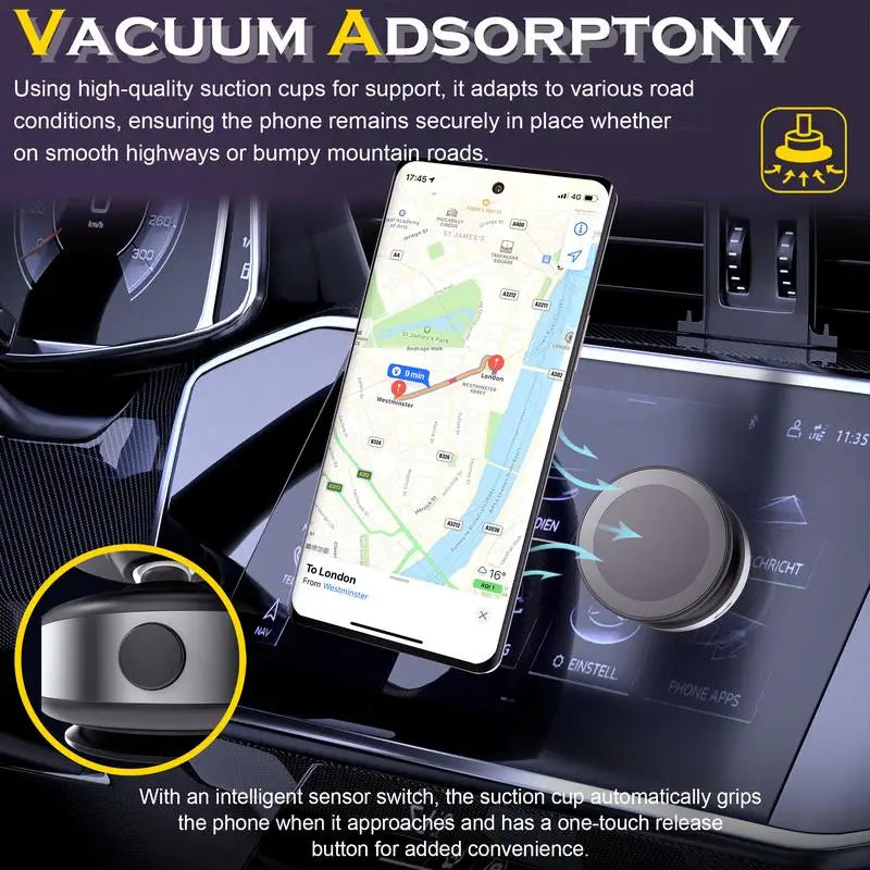 Magnetic Car Phone Holder – 360° Air Vent Mount