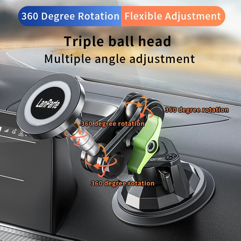 Magnetic Phone Holder – 360° Car Mount