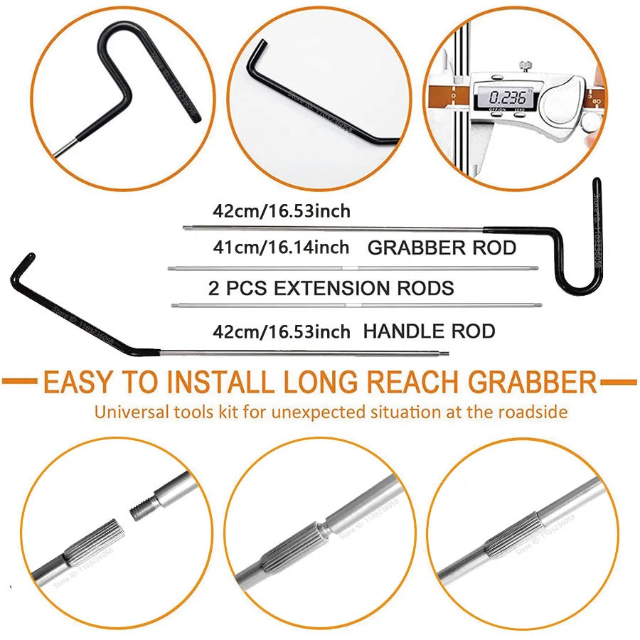 PWS Car Door Unlock Kit – Long Reach Lockout Tool Set