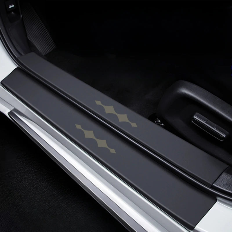 BYD Leopard 5 Door Sill Protector Set – Custom Leather 10-Piece Kit