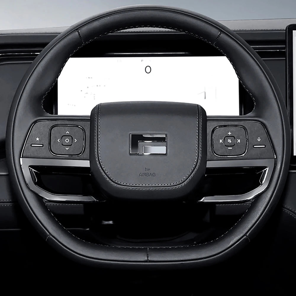 BAIC Jishi Polestone 01 Rox 01 Suede Steering Wheel Button Panel – 2024–2025 Interior Trim