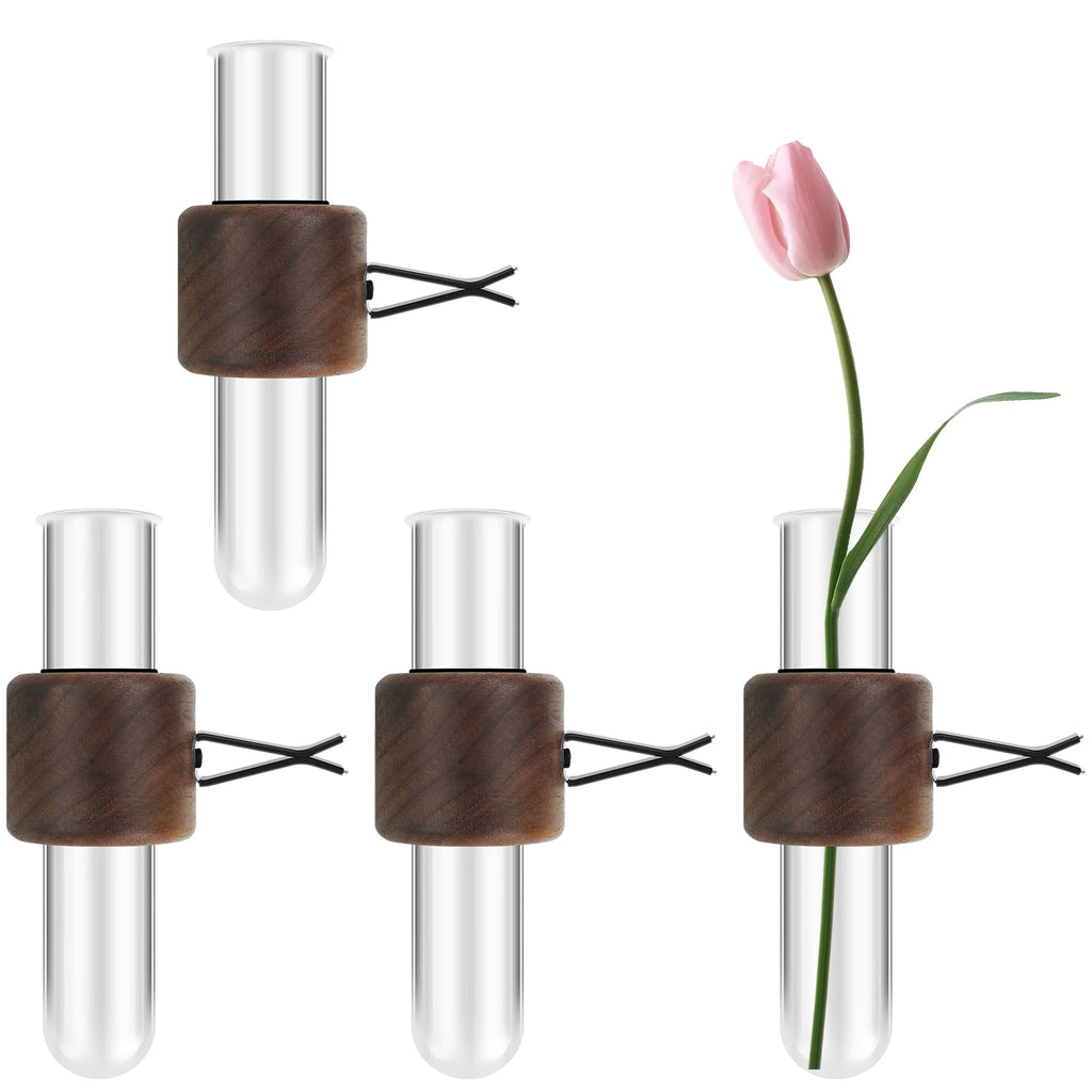 4PCS Car Vent Flower Vase – Metal Clamp Clip Holder