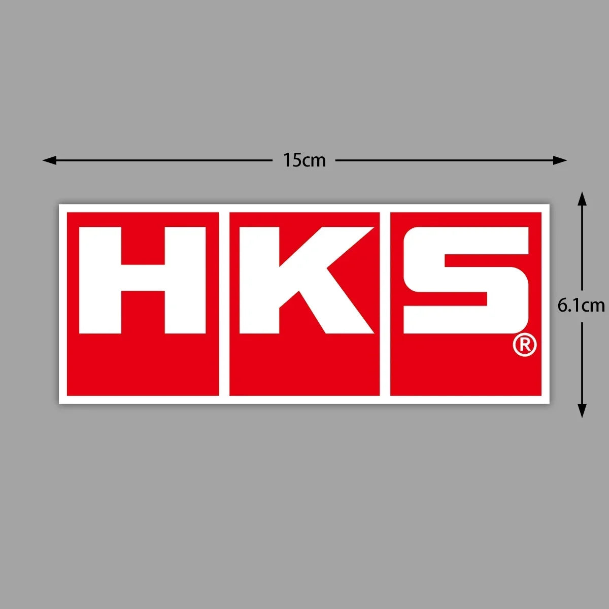 HKS JDM Racing Sticker – Car & Motorcycle Decal Accessory