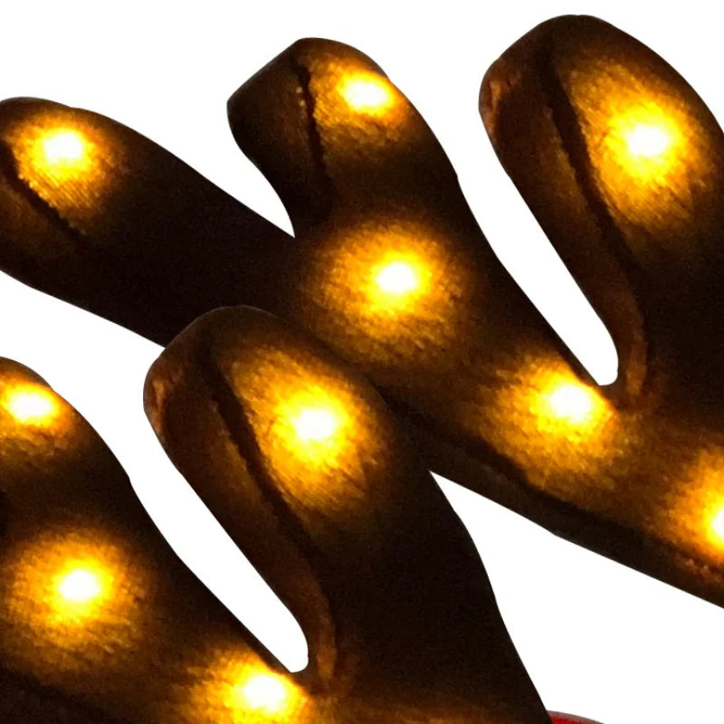 LED Reindeer Antlers – Christmas Car & Truck Decoration