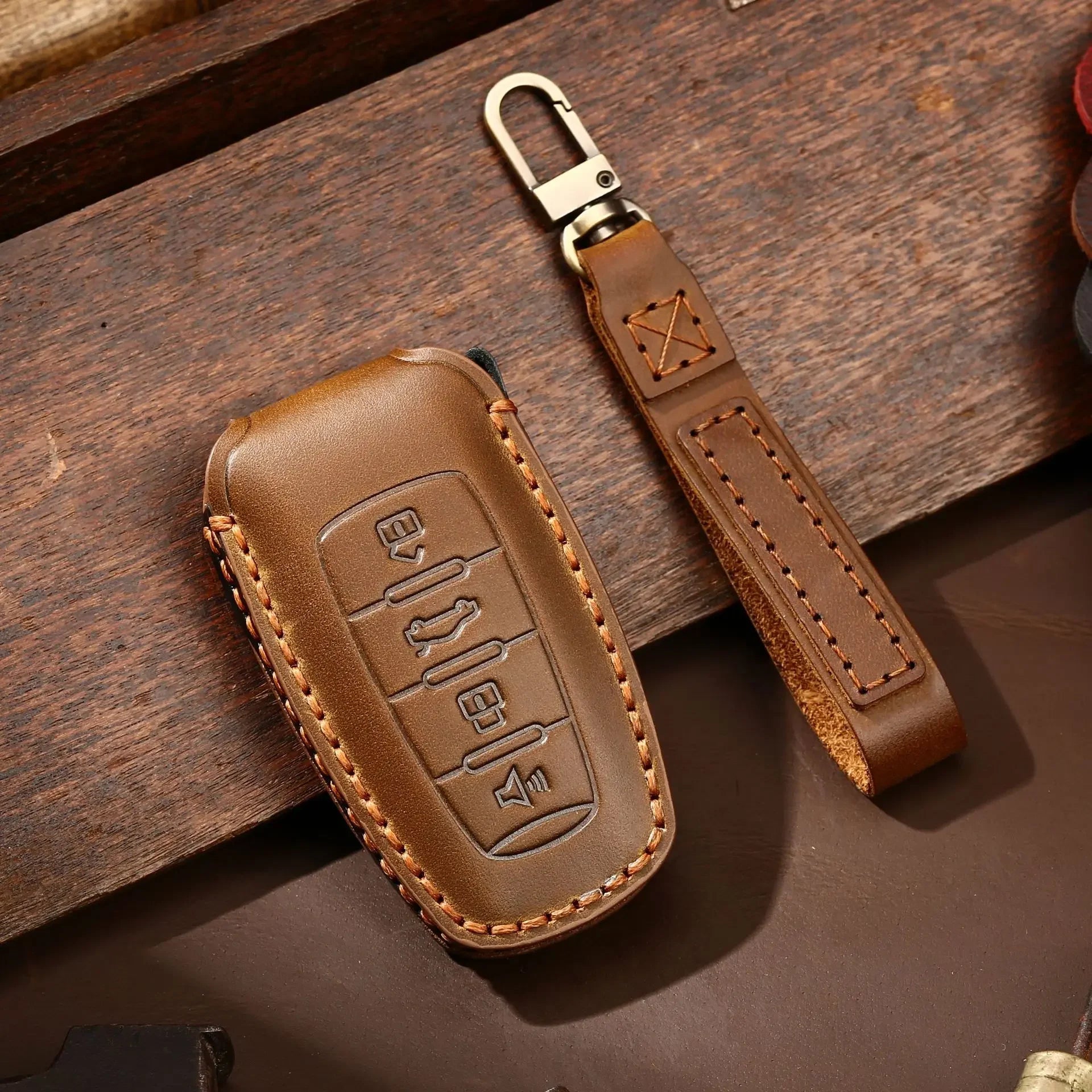 Haval Key Case – Leather Keychain Holder Cover