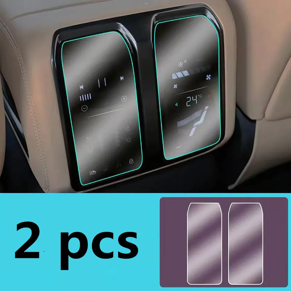 BYD Leopard 8 Rear AC Screen Protector – Tempered Glass Interior Film