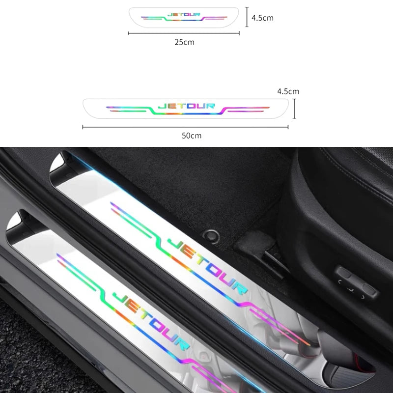Jetour T2 Door Sill Sticker – 2024 Colorful Edition