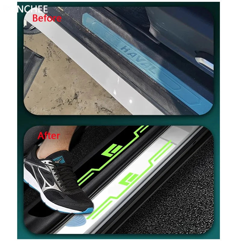 Baic Jishi Polestone 01 Rox 01 Luminous Threshold Bars – 2023–2025 Anti-Step Protective Film