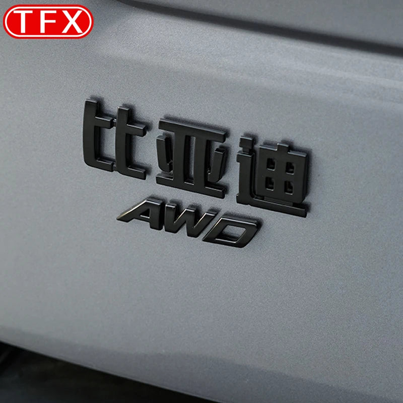 BYD Leopard 5 Trunk Emblem – 2023-2024 Black Warrior Sports Logo