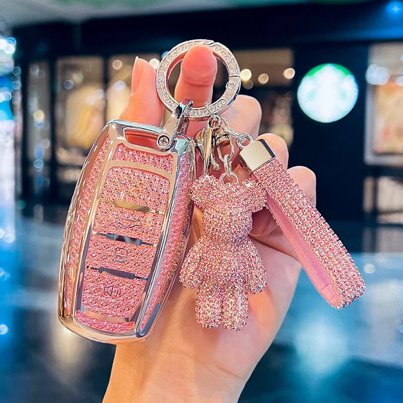Haval Key Case – Crystal Pink TPU Keychain Cover - H1 H4 H6 H7 H9 F5 F7 H2S GMW
